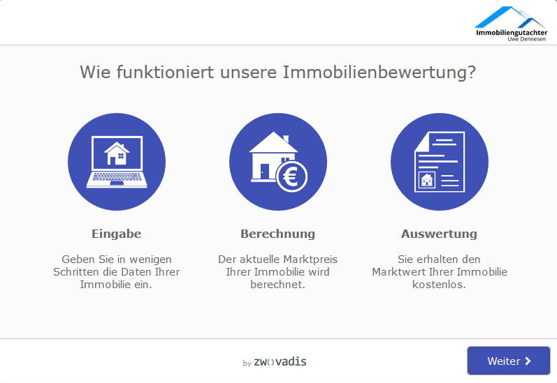 Online-Immobilienbewertung, Immobiliengutachter Uwe Dennesen